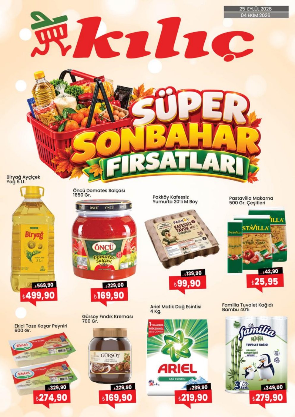 Kılıç Market İndirim Kataloğu kapağı