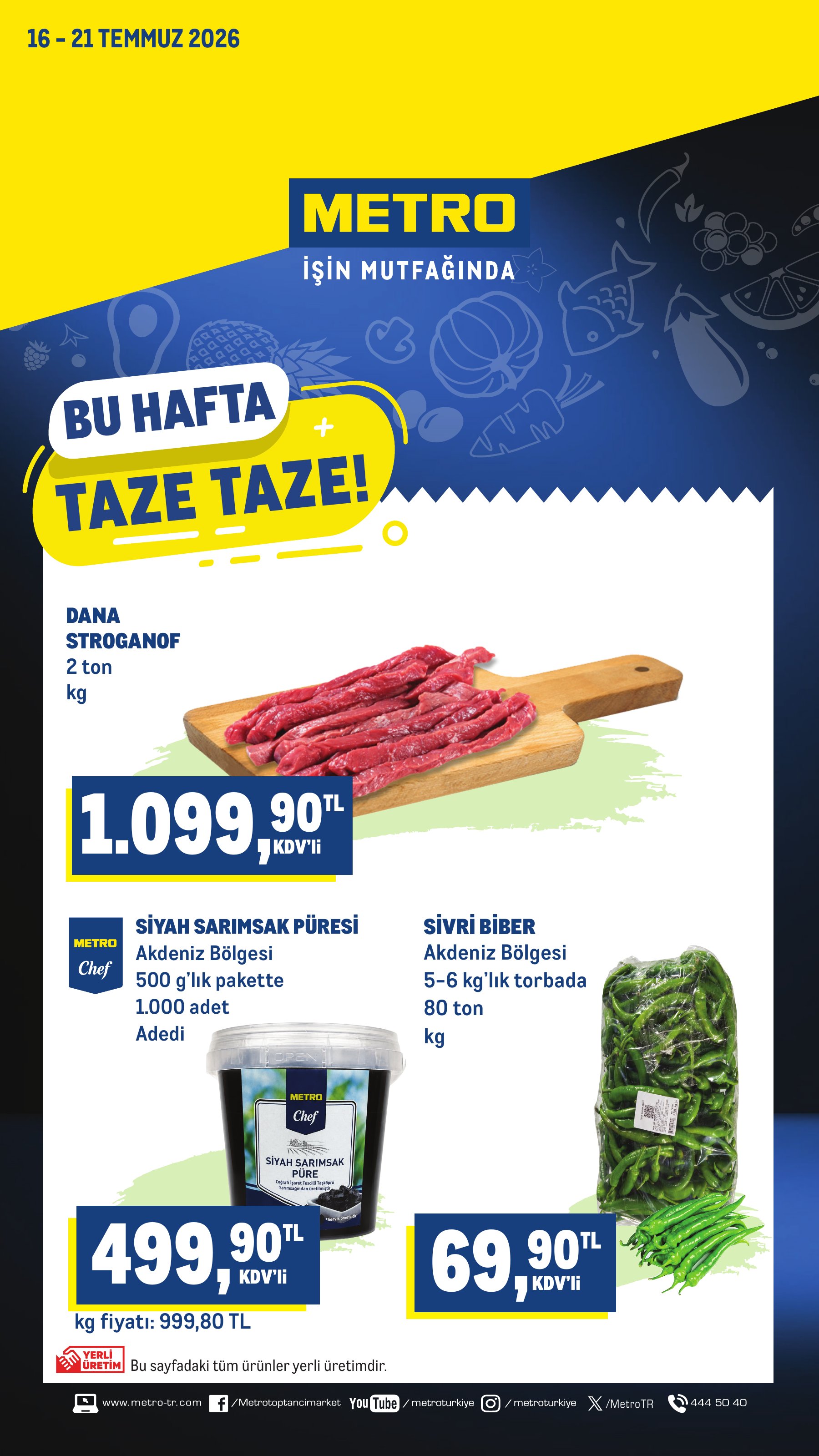 METRO MARKET — Taze Ürünler