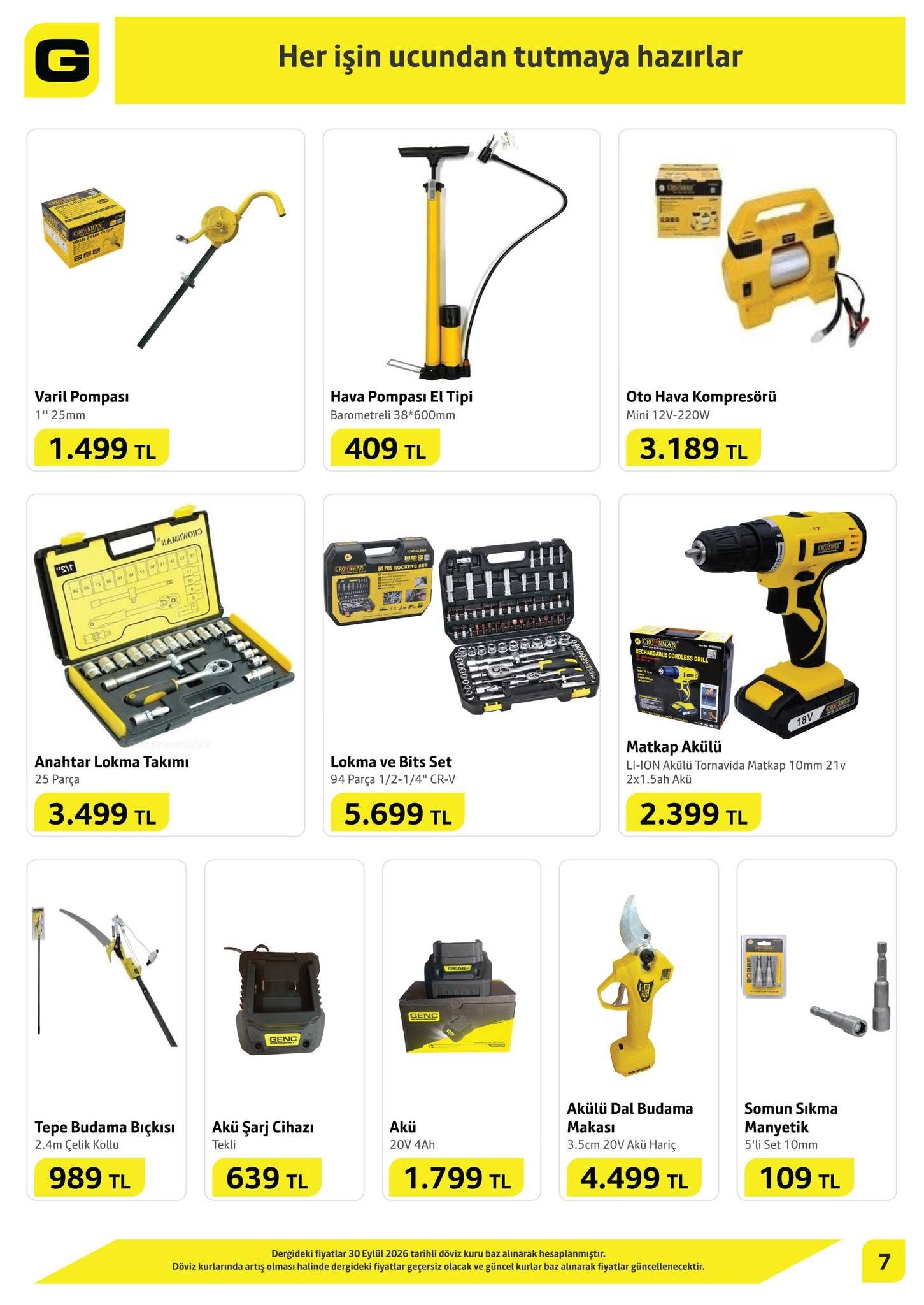 Gencyapimarket Genç Yapı Market İndirim Kataloğu — 7. sayfa