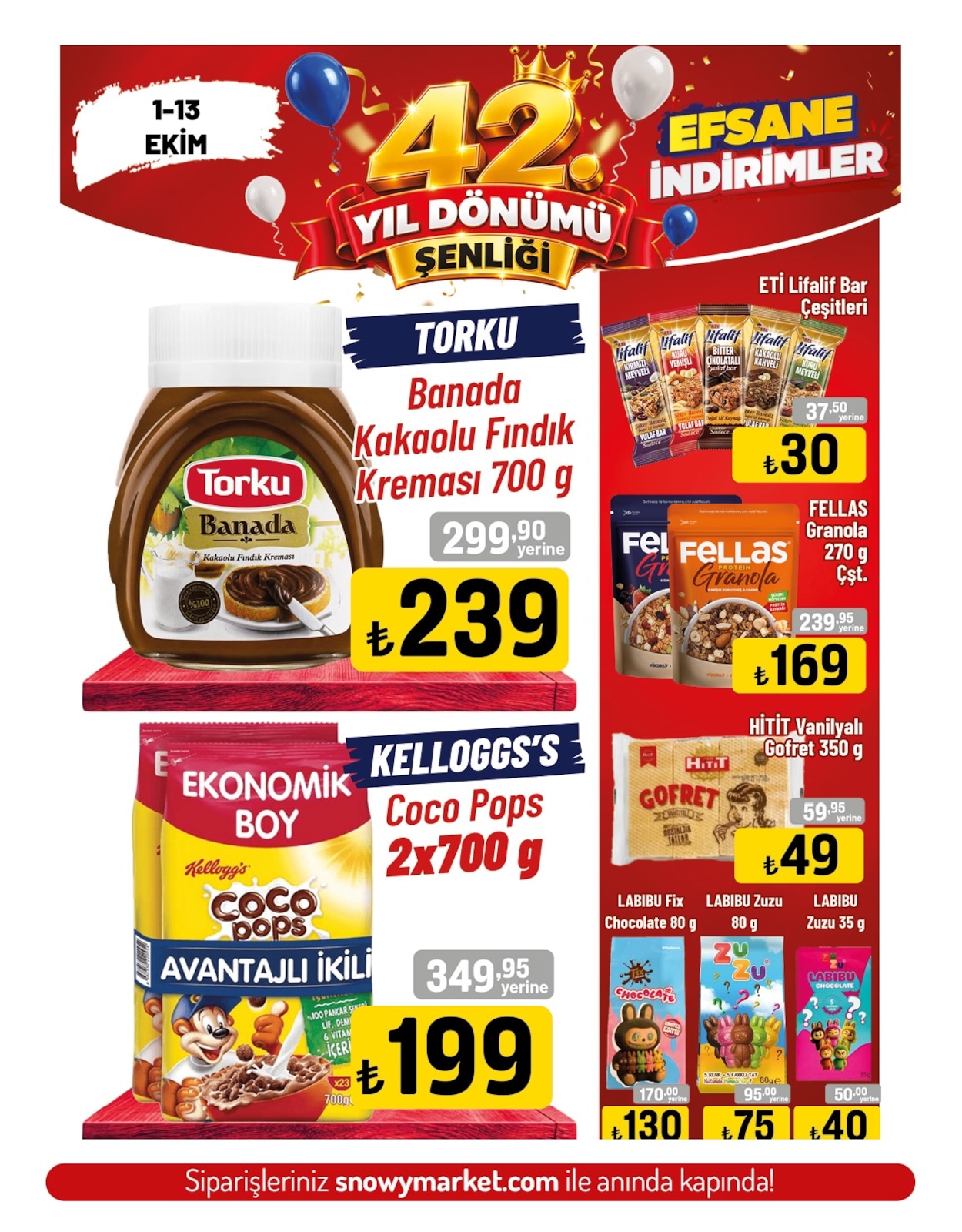 Snowy Market 1 Ekim 2026 Indirim Brosuru — 3. sayfa