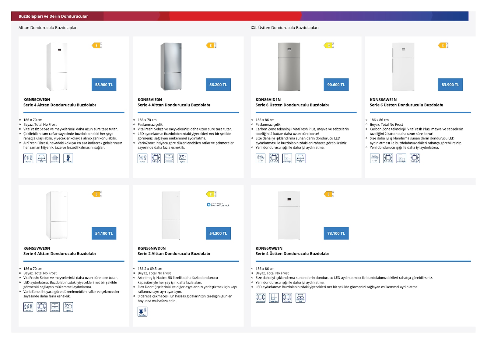 Bosch Home 5 Eylul 2026 Ev Aletleri Brosuru — 8. sayfa