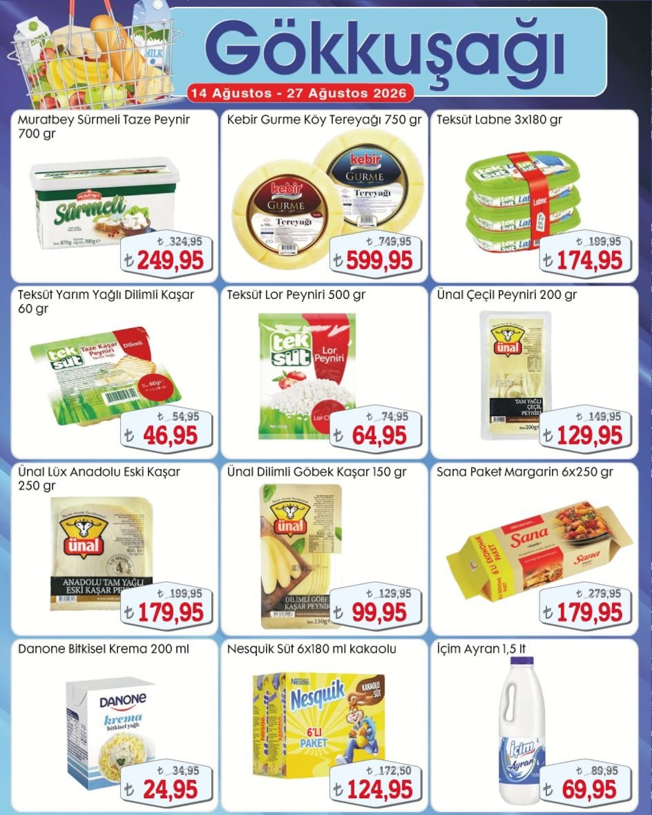 Gokkusagimarket 14 Agustos 2026 Indirim Brosuru kapağı