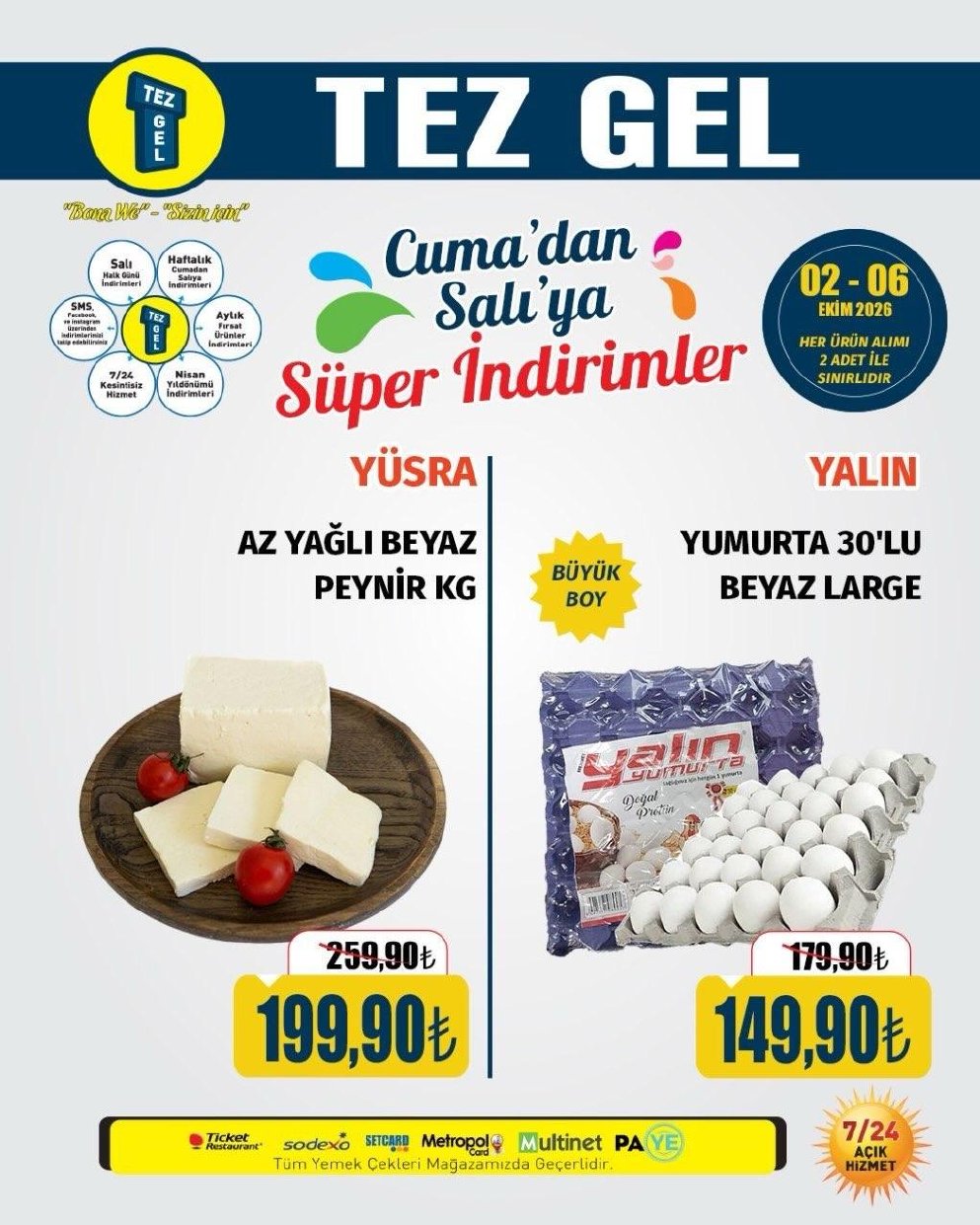 Tez Gel Market İndirim Kataloğu kapağı