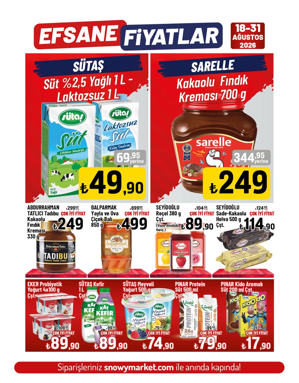 Snowy Market 18 Agustos 2026 Indirim Brosuru — 3. sayfa