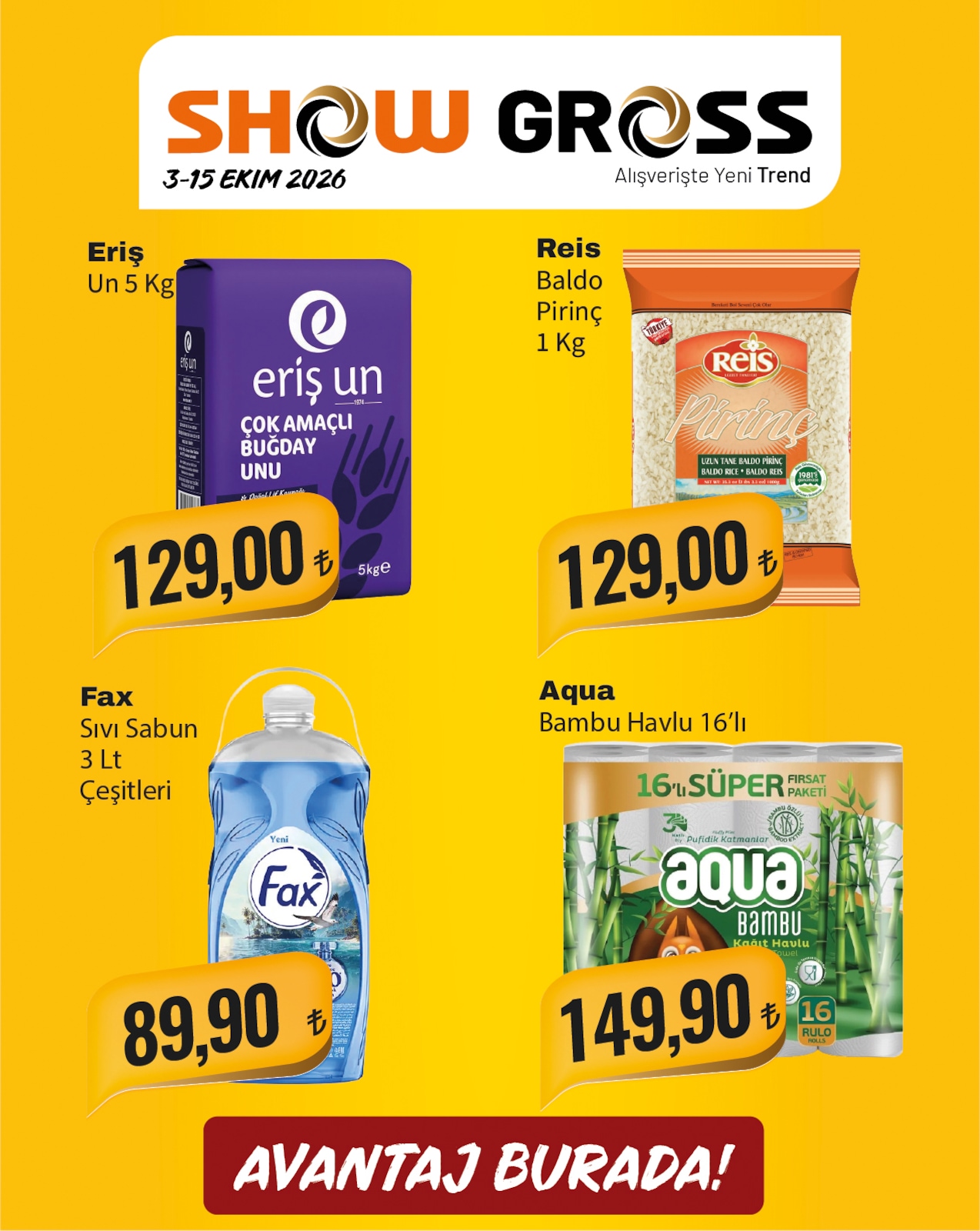 Showgross 3 Ekim 2026 Indirim Brosuru — 2. sayfa