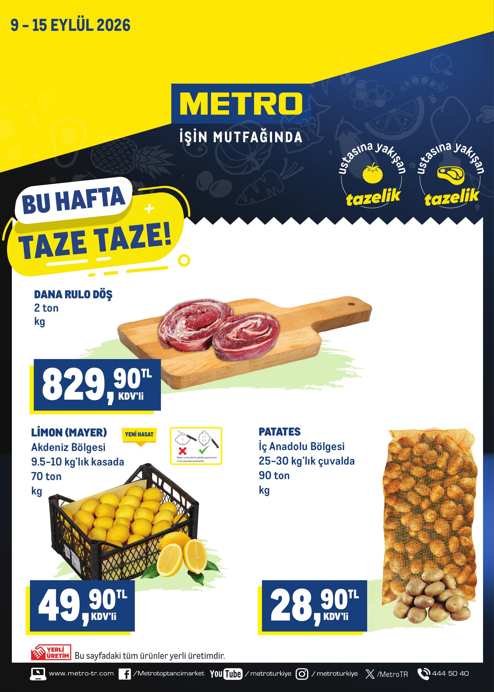 METRO MARKET — Taze Ürünler kapağı