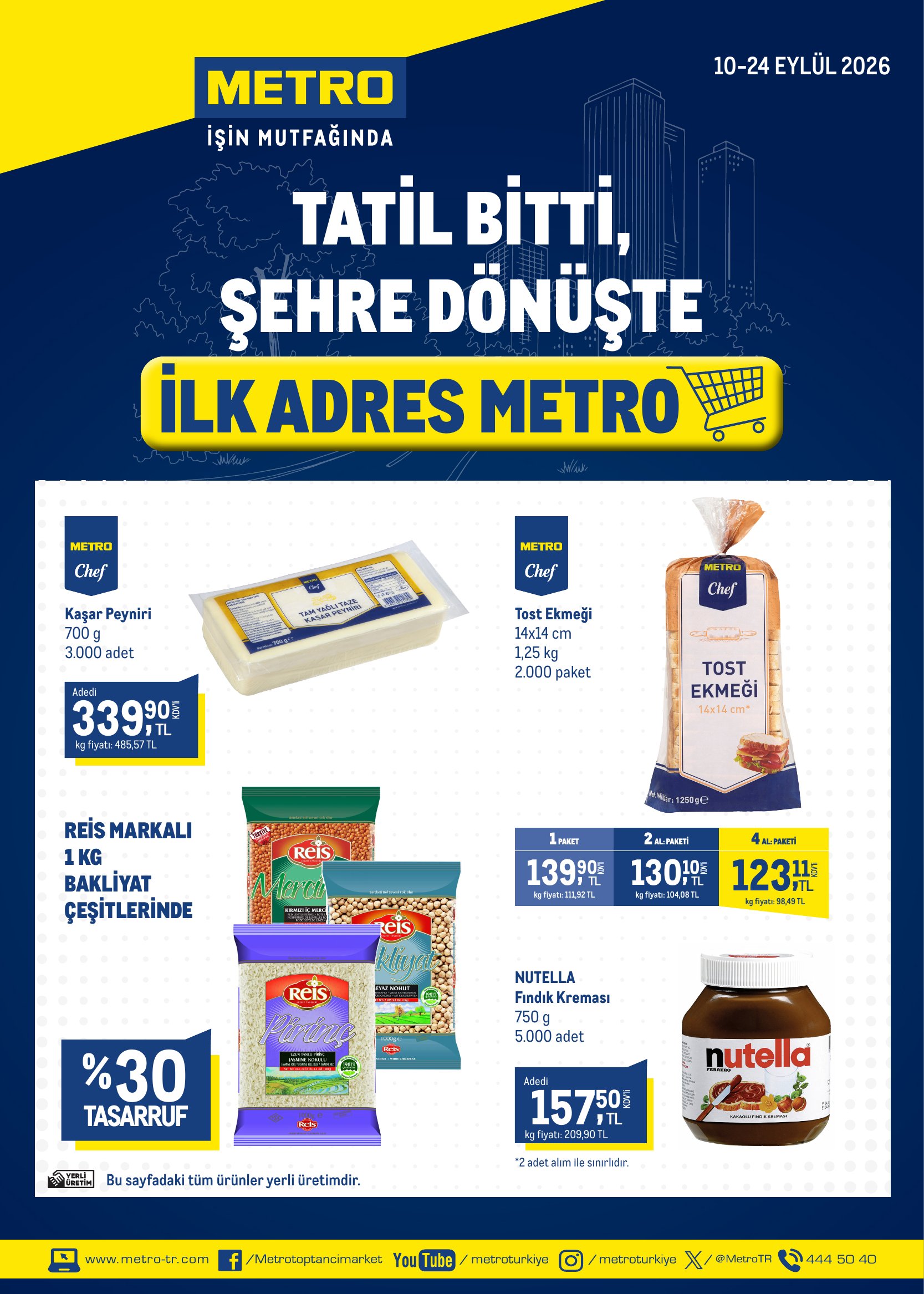 METRO MARKET — Şehre Dönüş 2026 kapağı