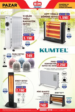 BİM 25 Ekim Pazar
