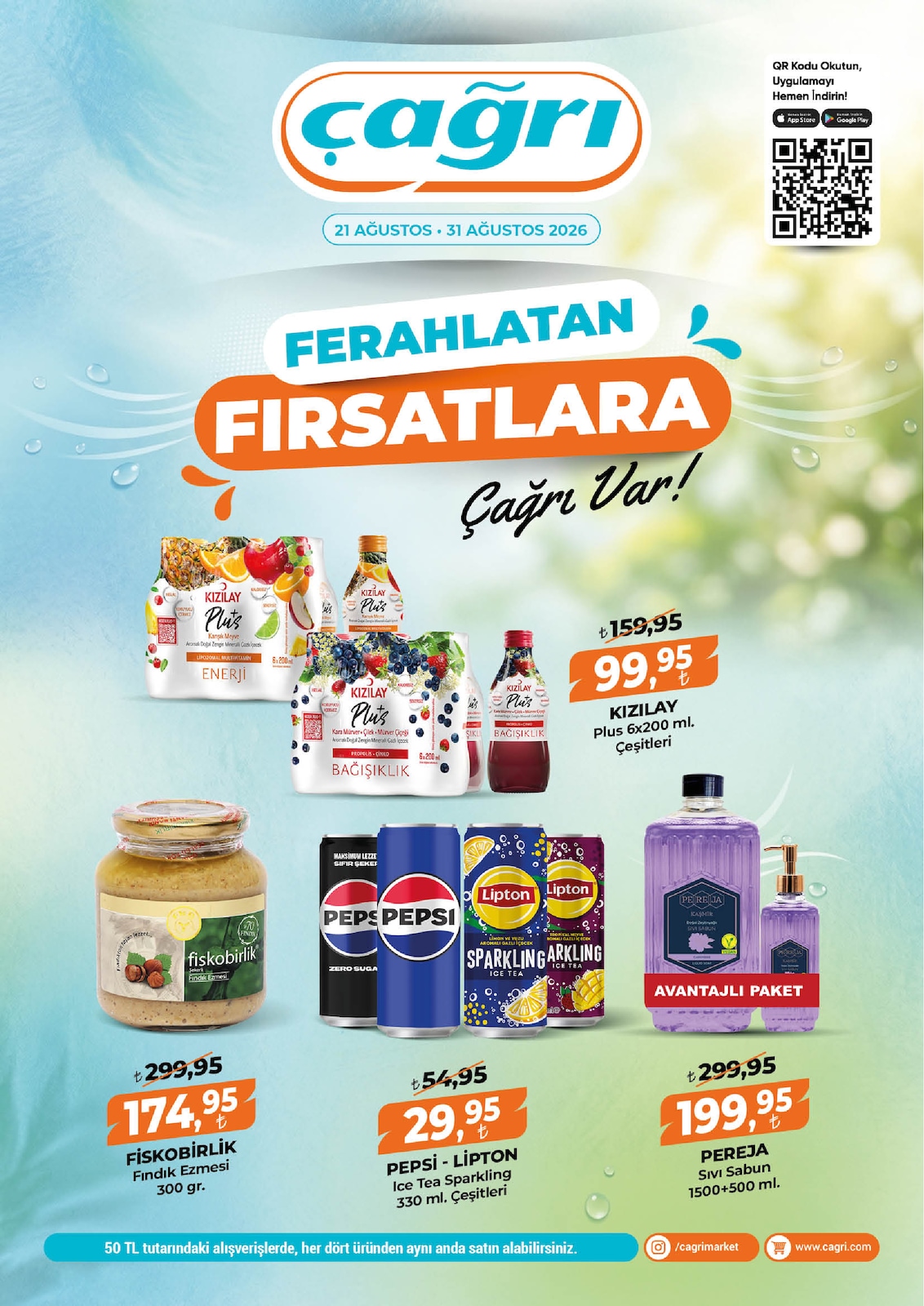 Cagri 21 Agustos 2026 Indirim Brosuru kapağı