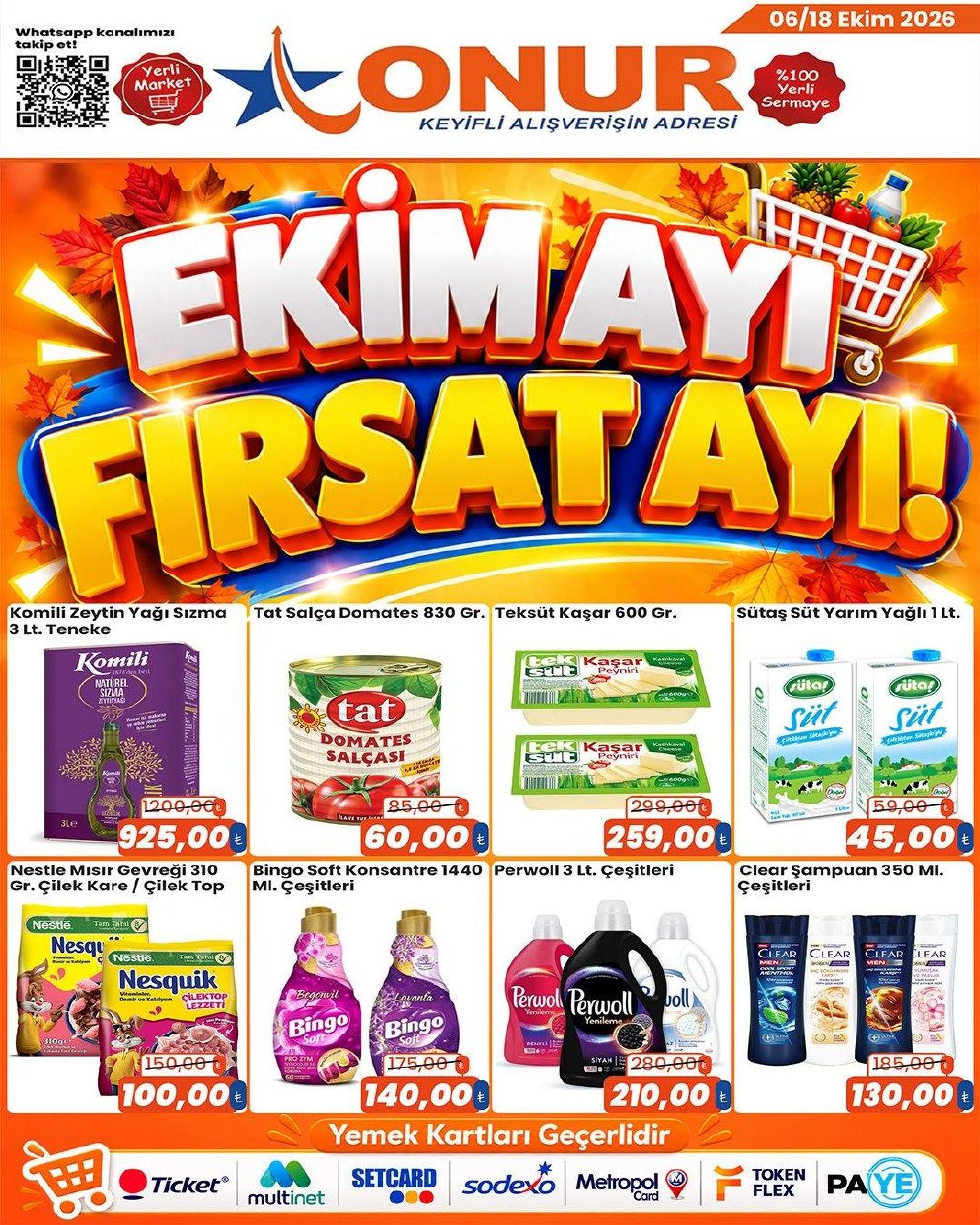 Onur Hipermarket İndirim Kataloğu kapağı