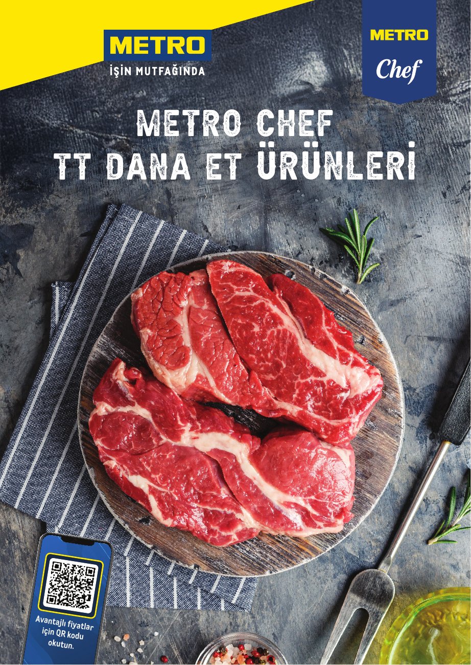METRO MARKET — Metro Chef TT Dana Et Ürünleri kapağı