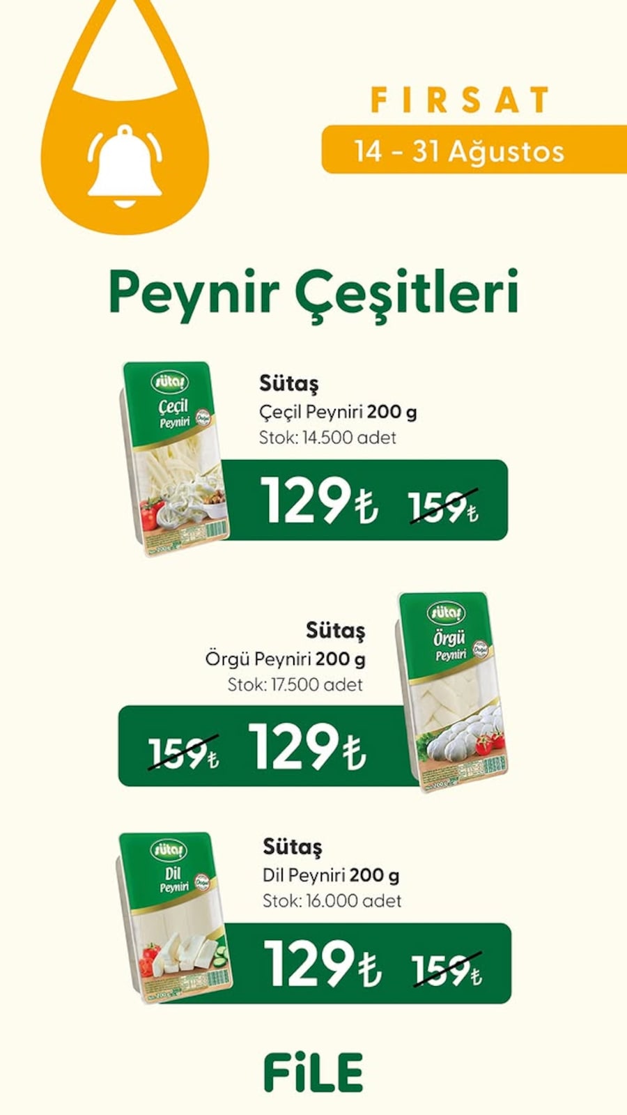 Filemarket 14 Agustos 2026 Indirim Brosuru kapağı