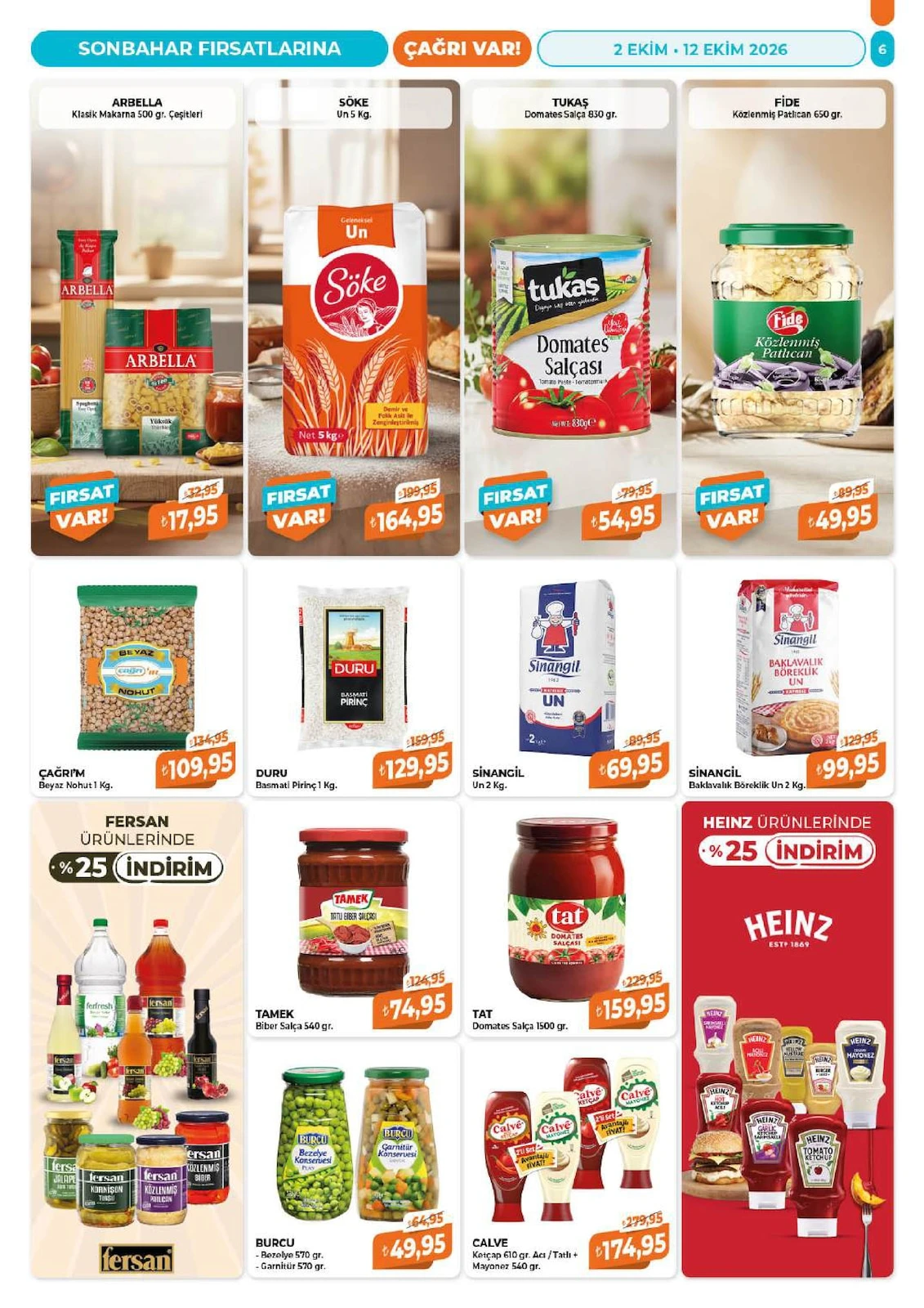 Çağrı Market - İndirim Broşürü 02 - 12 Ekim 2026 — 6. sayfa