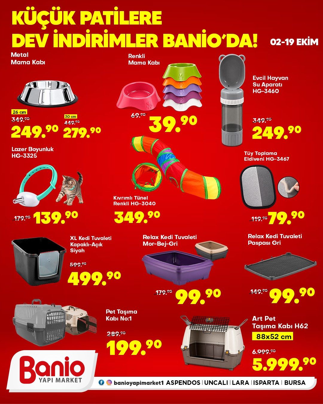 Banio Yapı Market Banio Yapı Market İndirim Kataloğu kapağı