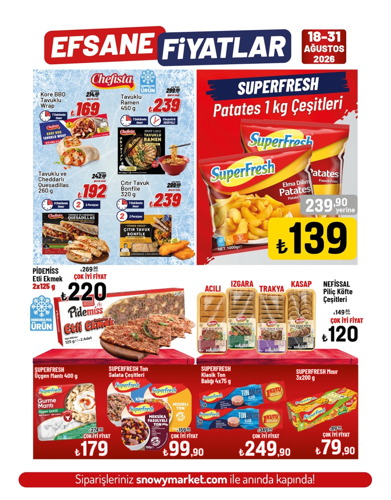 Snowy Market 18 Agustos 2026 Indirim Brosuru — 4. sayfa