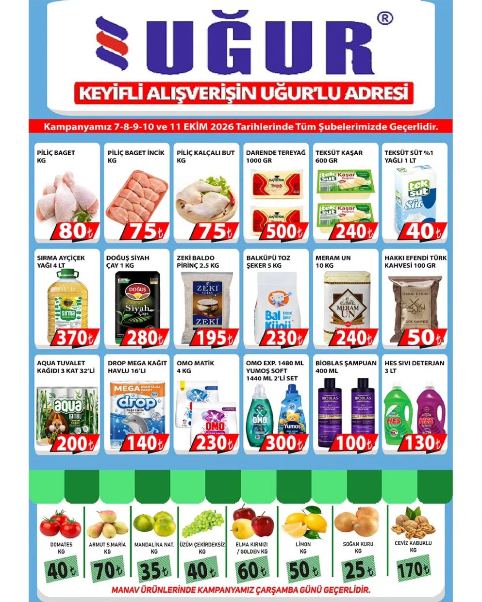 Uğur Market İndirim Kataloğu kapağı