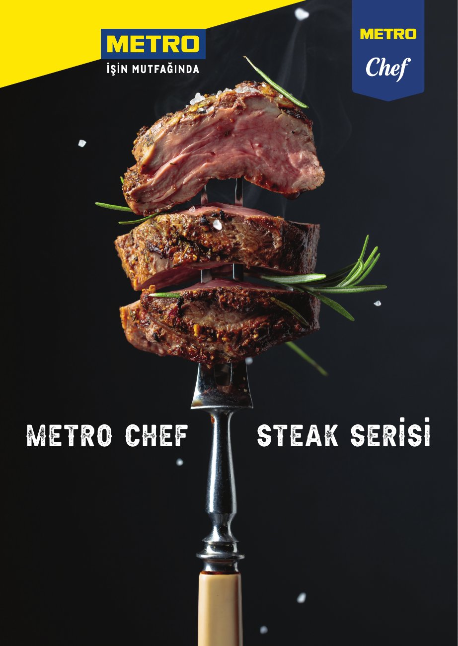 METRO MARKET — Metro Chef Steak Serisi kapağı