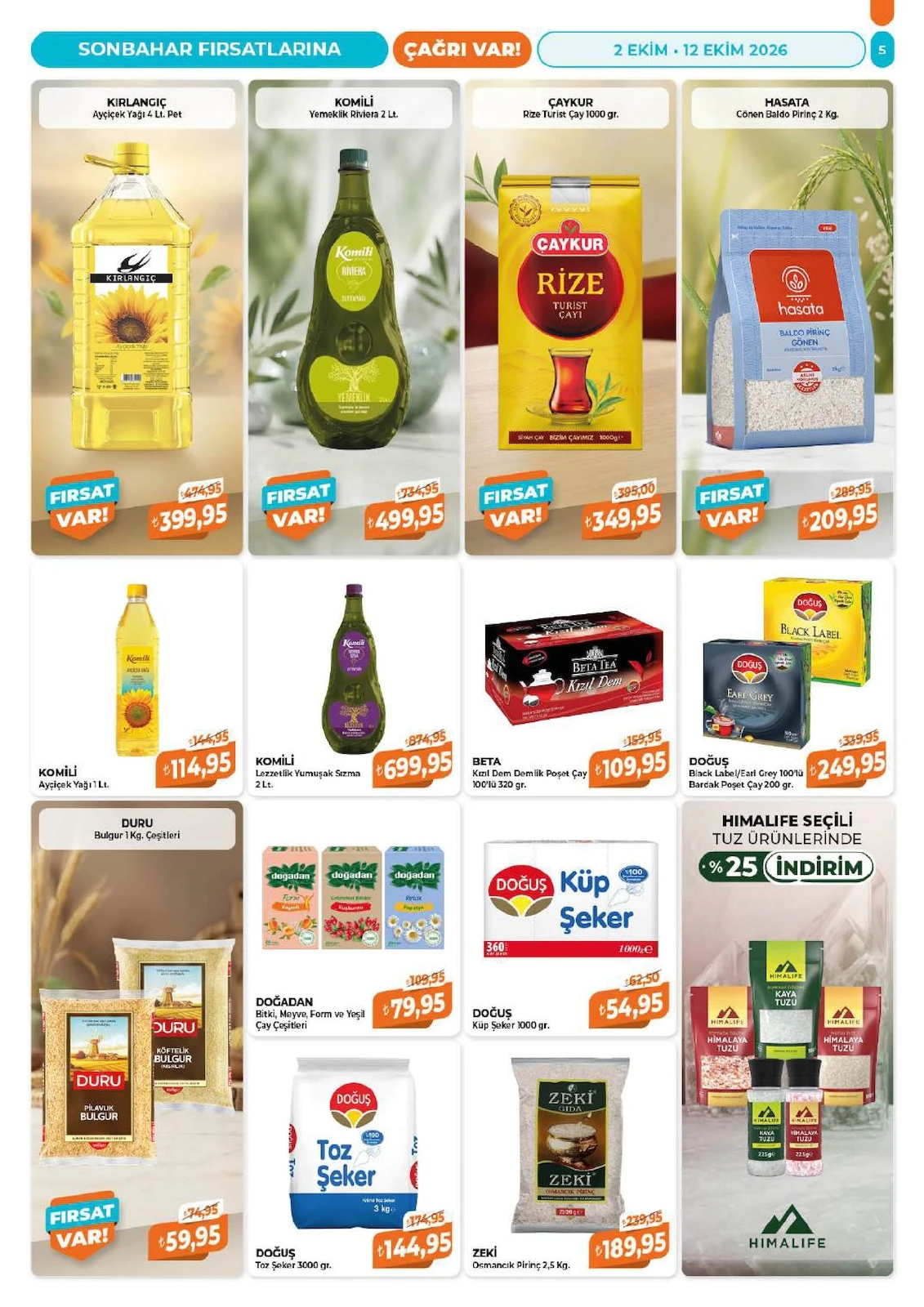 Çağrı Market - İndirim Broşürü 02 - 12 Ekim 2026 — 5. sayfa