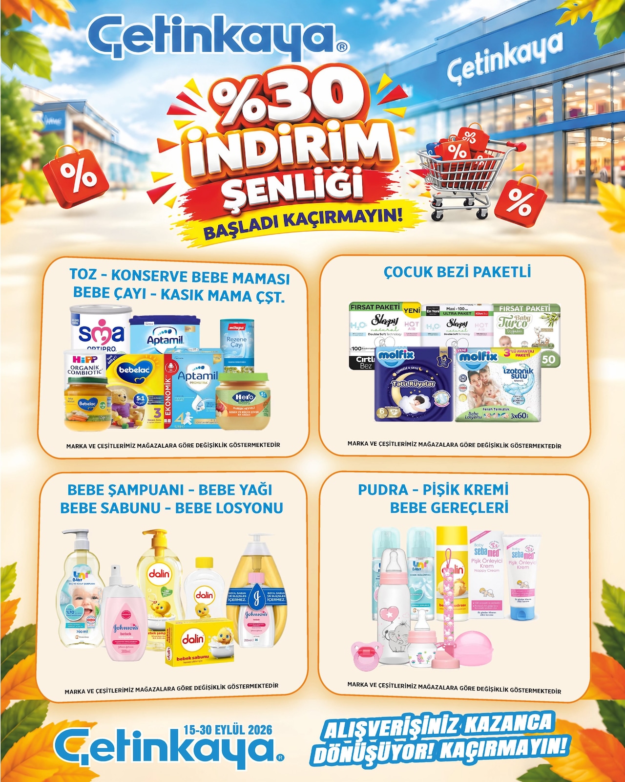 Cetinkaya 15 Eylul 2026 Mersin Adana Gaziantep Indirim Brosuru — 2. sayfa