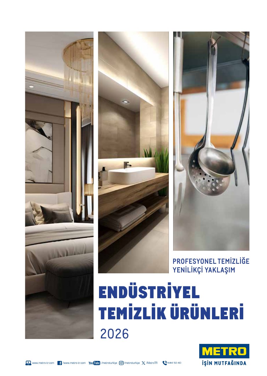 METRO MARKET — Endüstriyel Temizlik Ürünleri kapağı