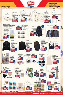 BİM 24 Mart-31 Aralık kapağı
