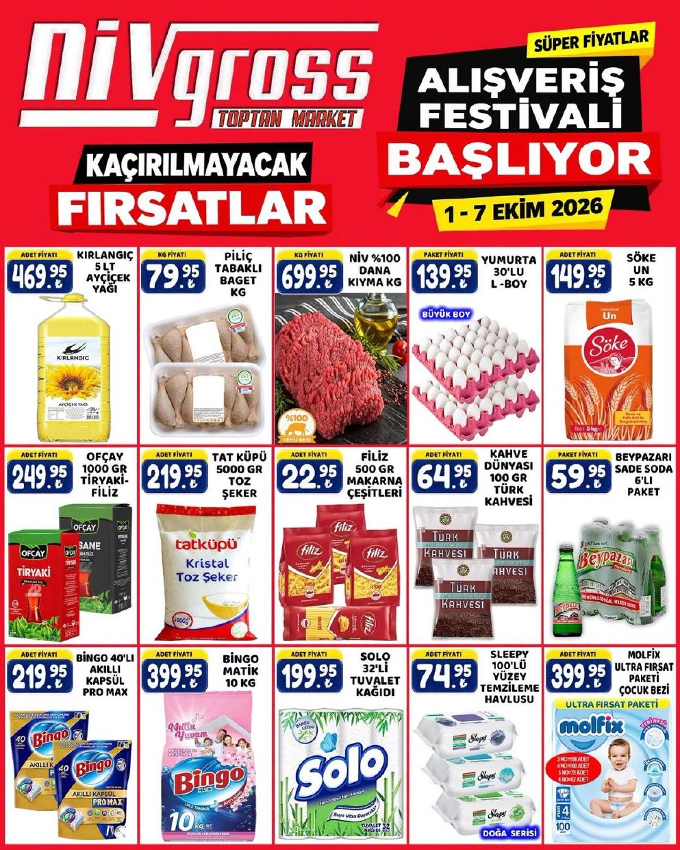 Nivgross Market İndirim Kataloğu kapağı