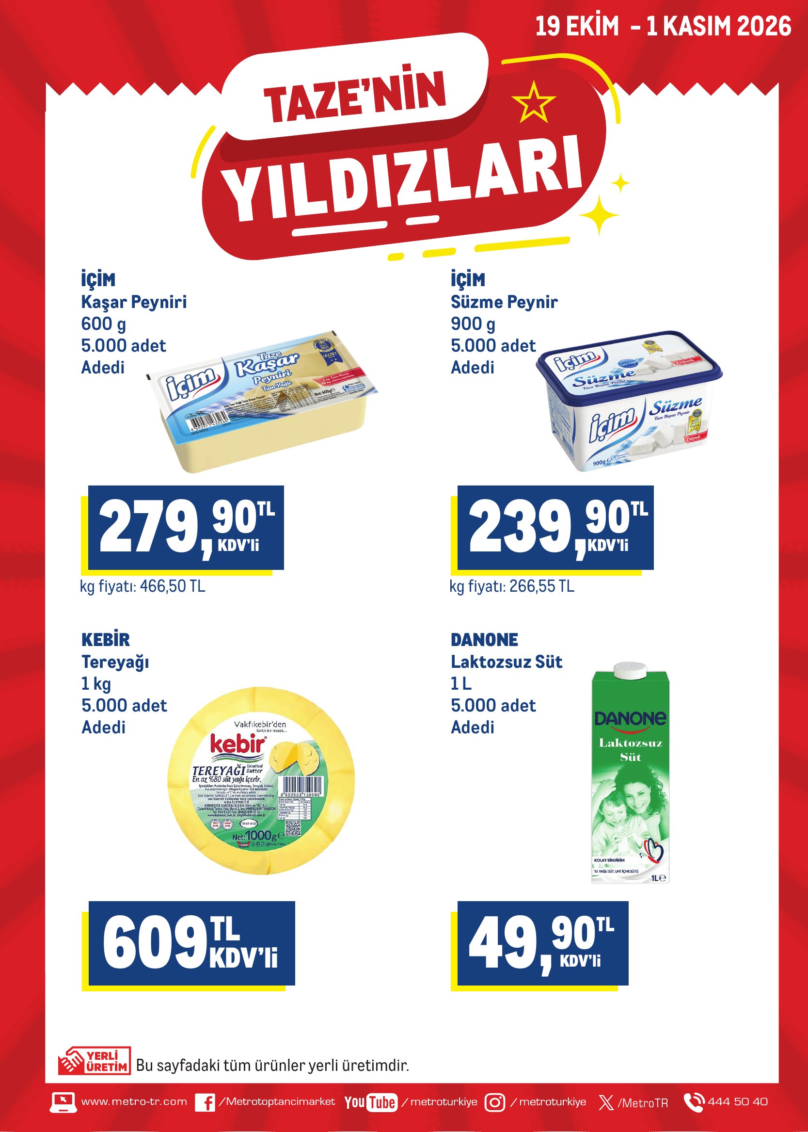 METRO MARKET — Taze'nin Yıldızları