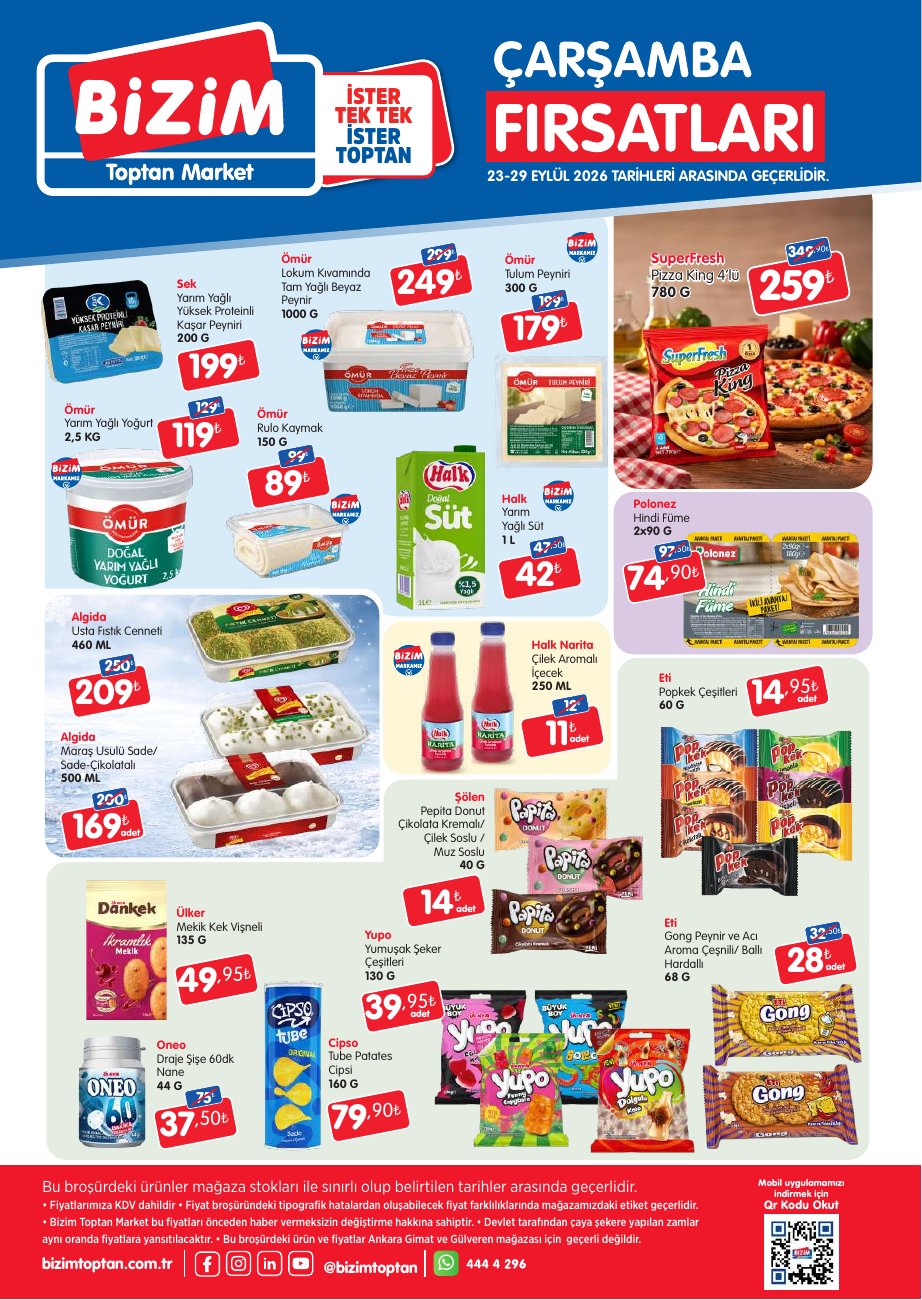 Bizim Toptan — Haftalık İnsert kapağı