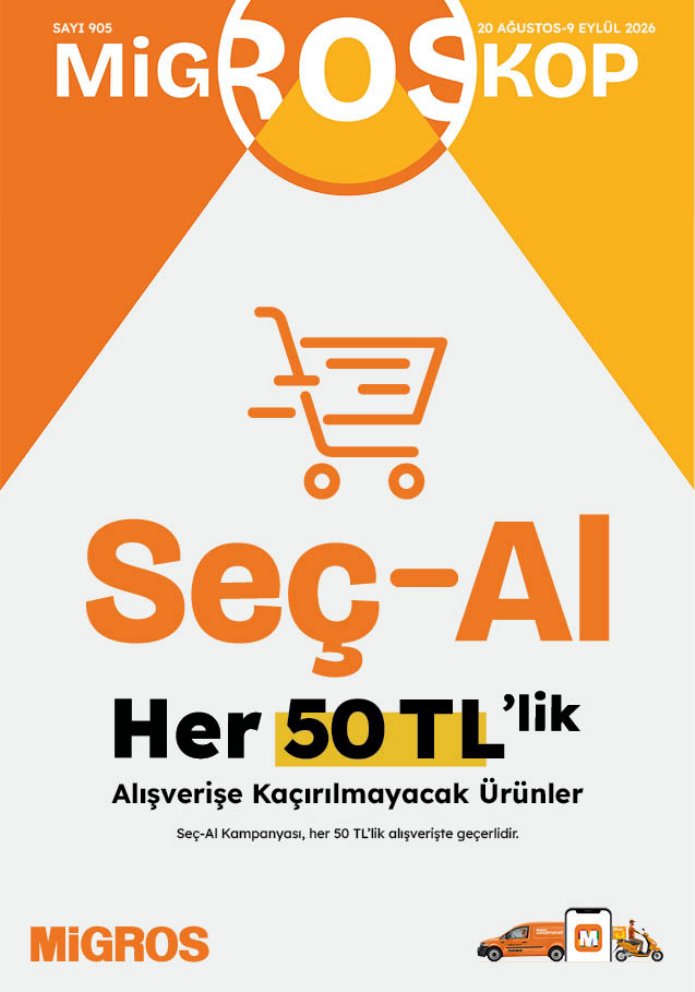 Migros 20 Ağustos - 09 Eylül 2026