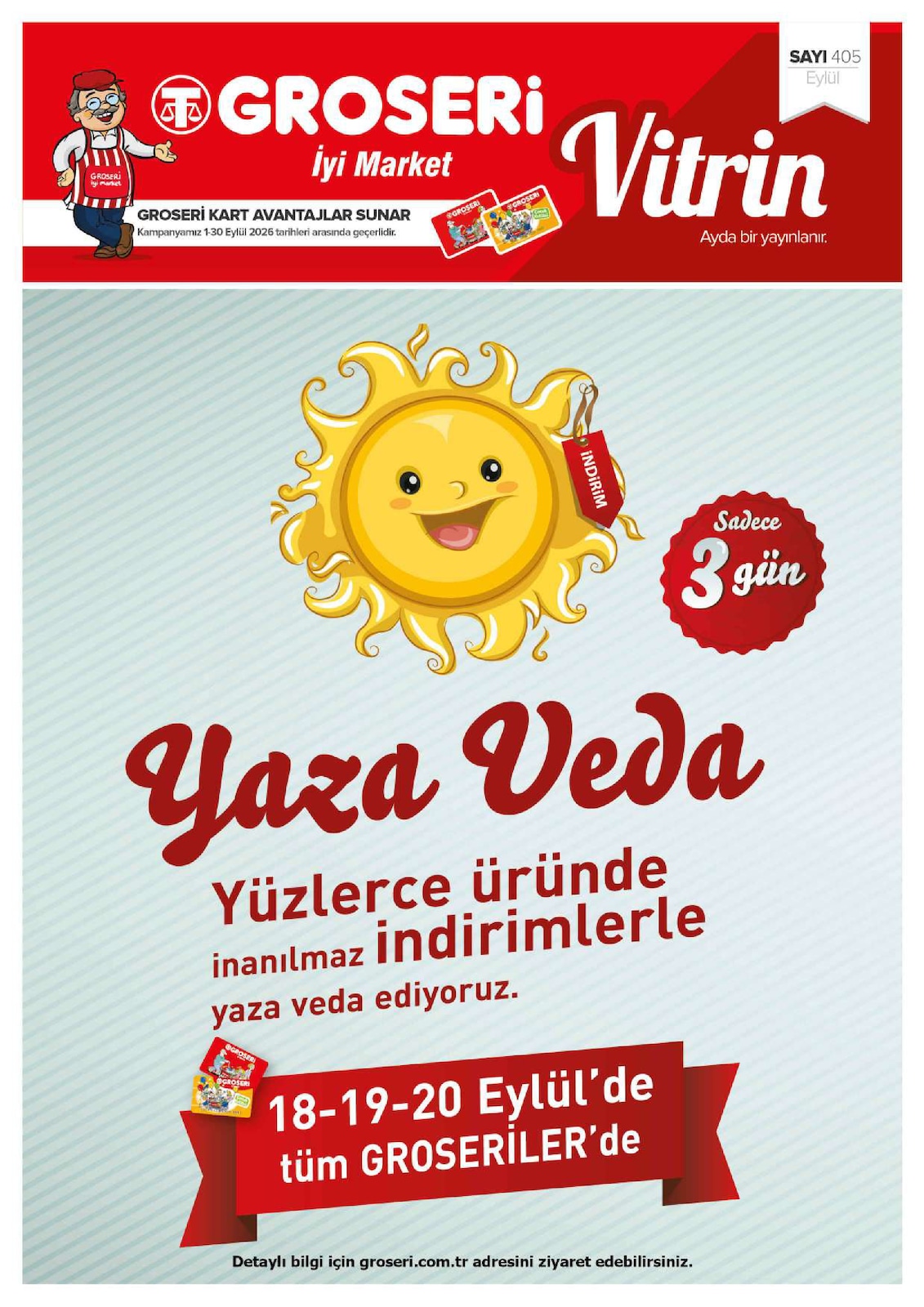 Groseri 1 Eylul 2026 Indirim Brosuru kapağı