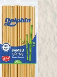 Dolphin Çöp Şiş 100'lü 20 cm