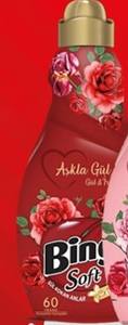 Bingo Soft Yumuşatıcı Aşkla Gül 1440 ml