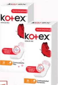 Kotex İnce Günlük Ped Parfümlü 18'li
