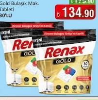 RENAX Gold Bulaşık Mak. Tableti 30'LU
