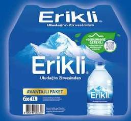 Erikli Doğal Kaynak Suyu 6x1 L