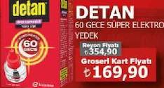 Detan 60 Gece Süper Elektrolikit Yedek