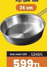 Hisar Alya Çelik Tava 24 cm