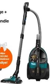 Philips Toz Torbasız Süpürge + HD6301/90 Tost Makinesi Bundle