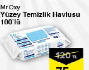 Mr.Oxy Yüzey Temizlik Havlusu 100'lü