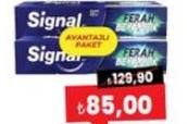 Signal Diş Macunu Beyazlatıcı Sistem 50 ml + 50 ml