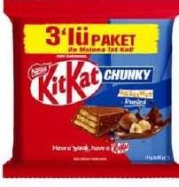 Nestle Kitkat Chunky 3'lü Paket