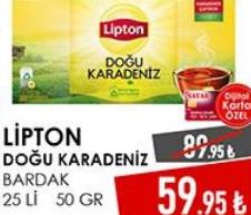 Lipton Doğu Karadeniz Bardak Poşet Çay 25'li 50 g