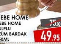 Cebe Home Kulplu Üzüm Bardak 350ml