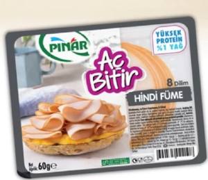 Pınar Aç Bitir Hindi Füme 60 g
