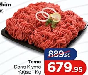 Tema Dana Kıyma Yağsız 1 Kg