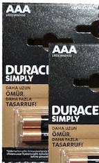 Duracell AA Pil Kalın 2'li
