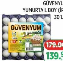 Güvenyum Yumurta L Boy (İri) 30'lu