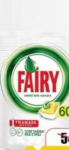 Fairy Hepsi Bir Arada Bulaşık Makinesi Kapsülü 60'lı