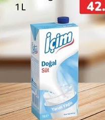 İçim Yarım Yağlı Süt