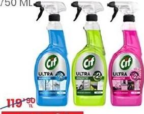 Cif Ultra Sprey Anında Etki Yeşil 750 ML